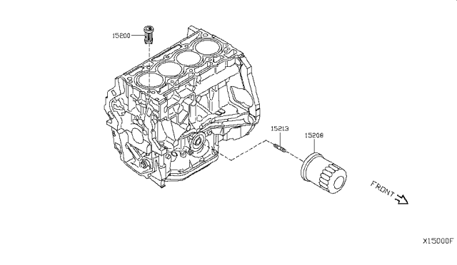 2011 Nissan Sentra Lubricating System Diagram 2