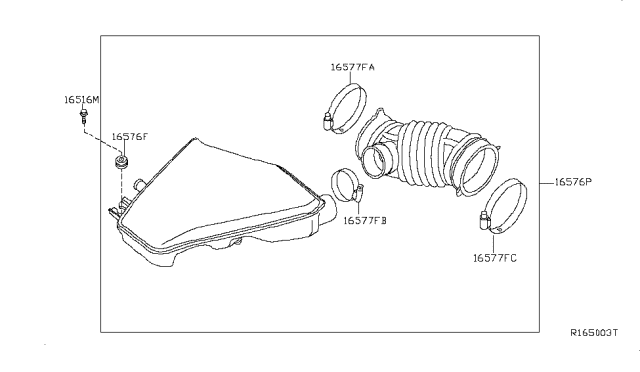 2012 Nissan Sentra Air Cleaner Diagram 3