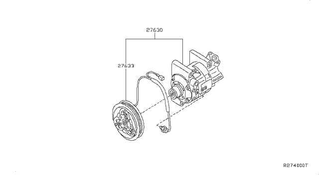 2007 Nissan Sentra Compressor Diagram