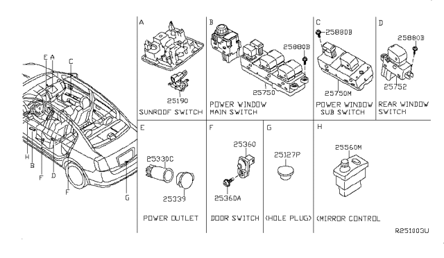 2009 Nissan Sentra Switch Diagram 1