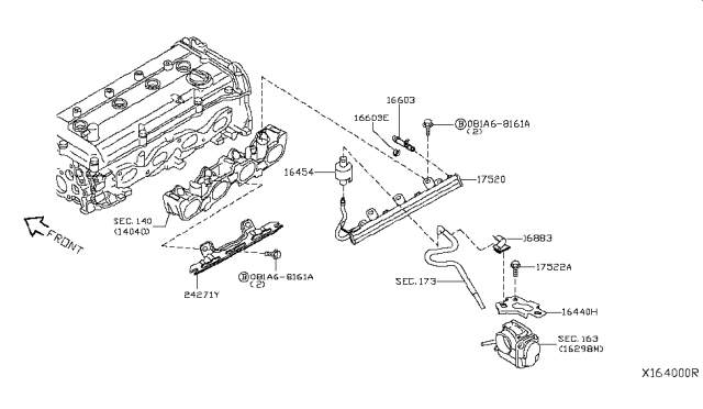 2007 Nissan Sentra Fuel Strainer & Fuel Hose Diagram 3