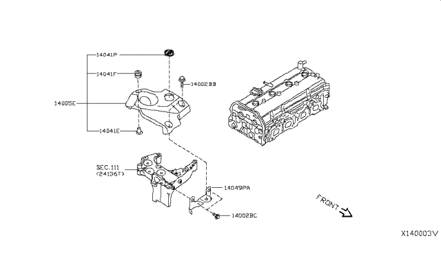 2010 Nissan Sentra Manifold Diagram 4