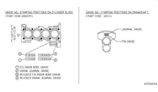 2011 Nissan Sentra Piston,Crankshaft & Flywheel Diagram 6