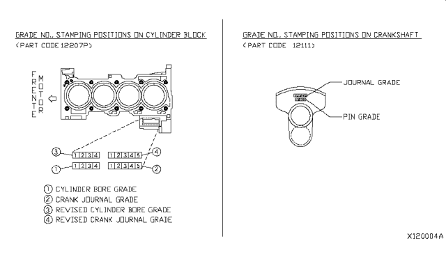 2010 Nissan Sentra Piston,Crankshaft & Flywheel Diagram 8