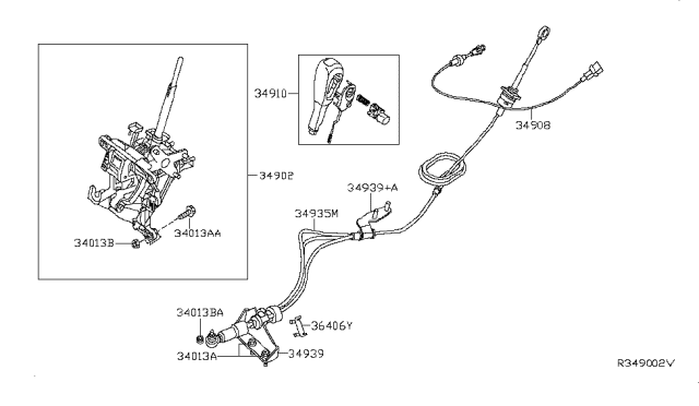 2009 Nissan Sentra Auto Transmission Control Device Diagram 1