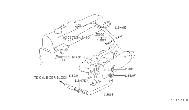 1980 Nissan 280ZX Crankcase Ventilation Diagram 1