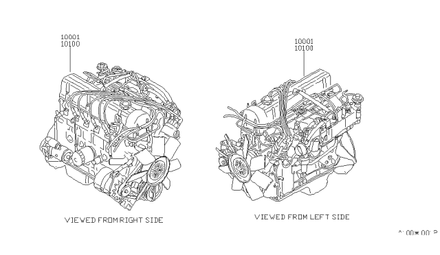 1980 Nissan 280ZX Engine Drive Plate Diagram for 10100-P7830