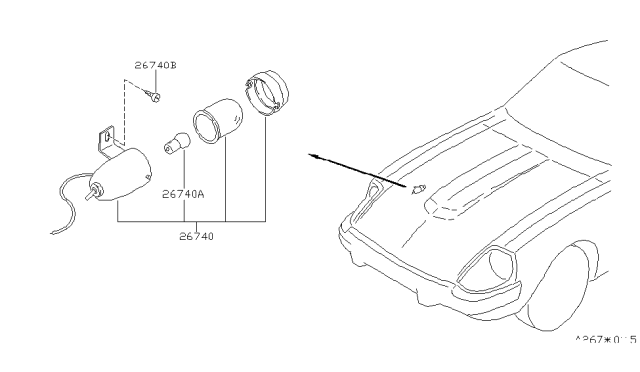 1981 Nissan 280ZX Lamps (Others) Diagram