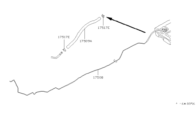 1980 Nissan 280ZX Emission Control Piping Diagram