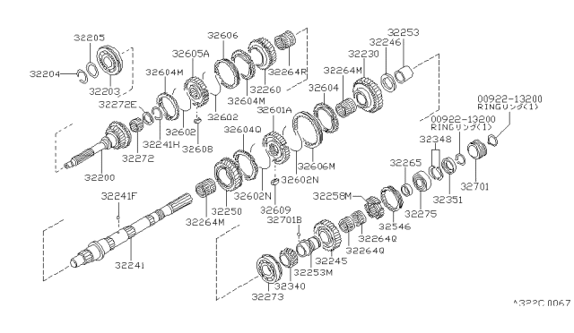 1989 Nissan 300ZX Transmission Gear Diagram 4