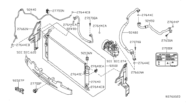 2009 Nissan Altima Seal-Rubber Diagram for 92184-JA10A