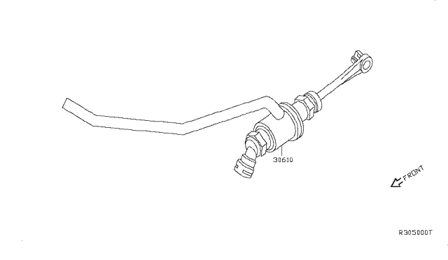 2007 Nissan Altima Clutch Master Cylinder Diagram