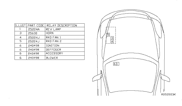 2008 Nissan Altima Relay Diagram