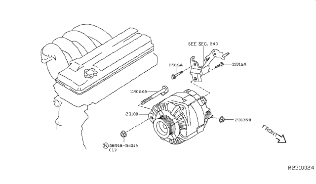 2012 Nissan Altima Alternator Diagram 2