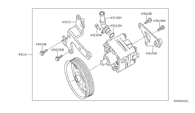 2011 Nissan Altima Power Steering Pump Diagram 2