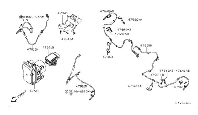 2008 Nissan Altima Sedan Anti Skid Control Diagram 2