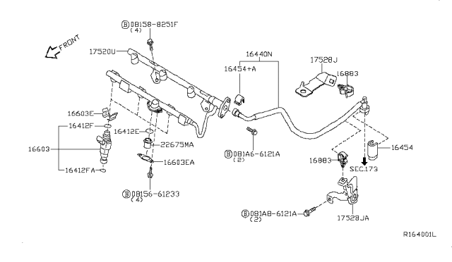 2008 Nissan Altima Fuel Strainer & Fuel Hose Diagram 2