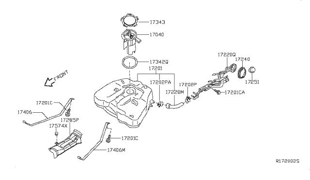 2008 Nissan Altima Fuel Tank Diagram 2