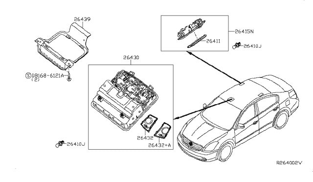 2012 Nissan Altima Room Lamp Diagram