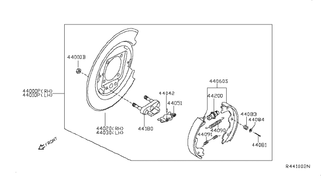 2008 Nissan Altima Rear Brake Diagram 2