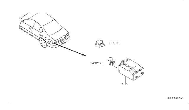 2007 Nissan Altima Engine Control Vacuum Piping Diagram 3