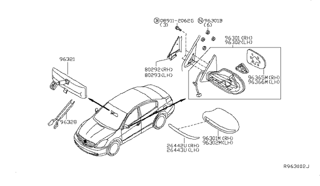 2010 Nissan Altima Rear View Mirror Diagram 2