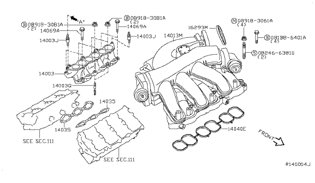 2009 Nissan Altima Manifold Diagram 6