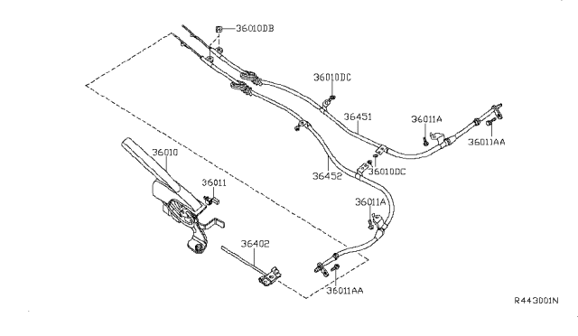 2011 Nissan Altima Parking Brake Control Diagram 1