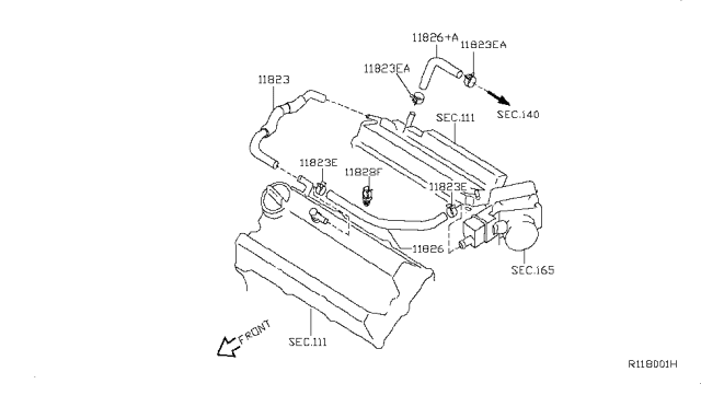 2008 Nissan Altima Crankcase Ventilation Diagram 2