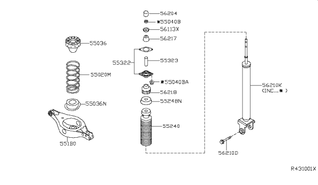 2011 Nissan Altima Rear Suspension Diagram 1