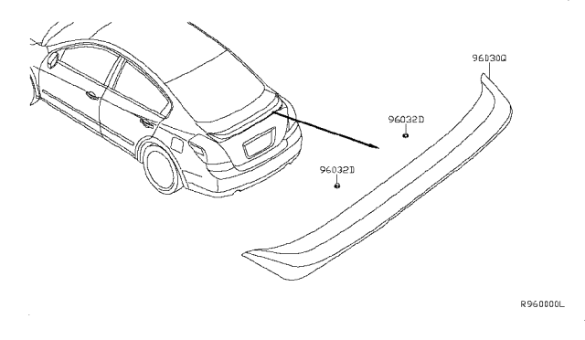 2008 Nissan Altima Air Spoiler Diagram