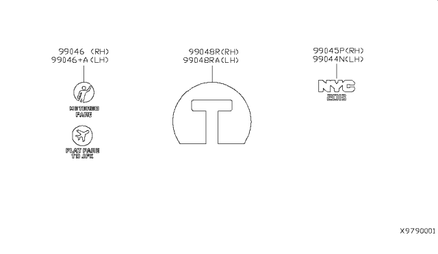 2015 Nissan NV Accent Stripe Diagram 2
