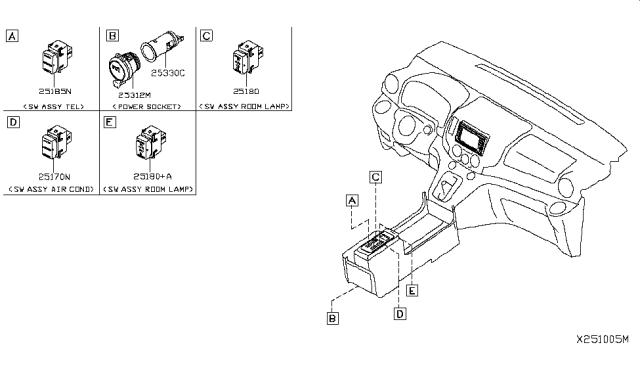 2016 Nissan NV200 Taxi Switch Diagram 9