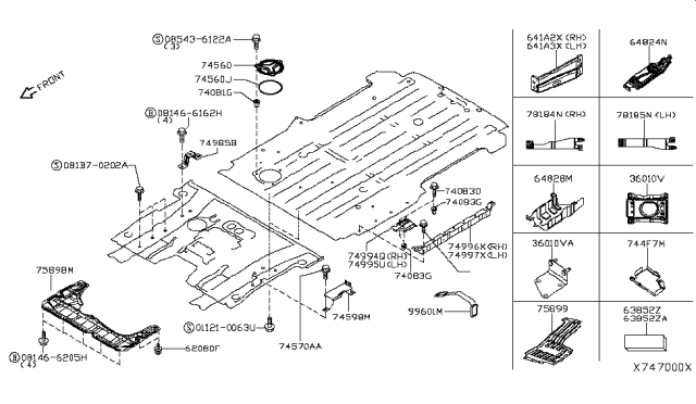 2016 Nissan NV Floor Fitting Diagram 2