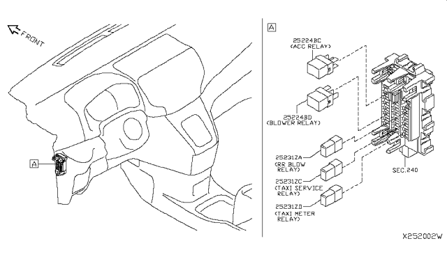 2017 Nissan NV Relay Diagram 4