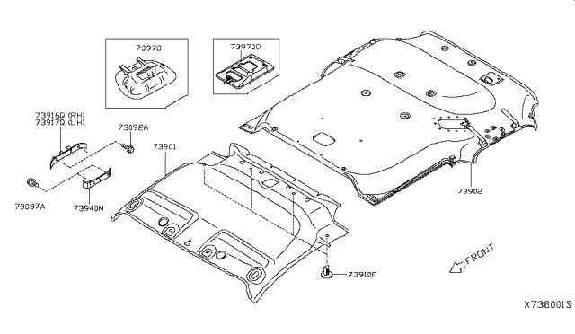 2017 Nissan NV Roof Trimming Diagram 2