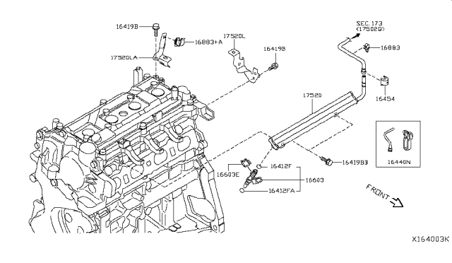 2019 Nissan NV Fuel Strainer & Fuel Hose Diagram