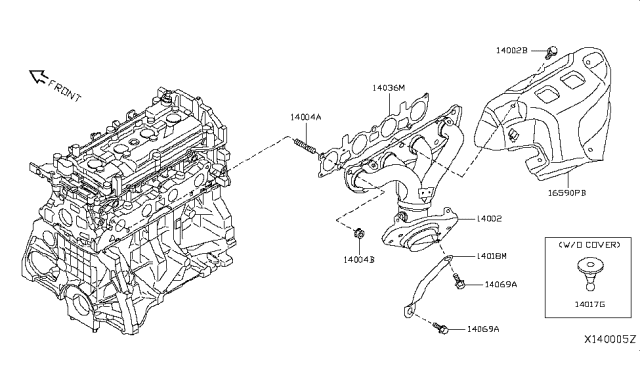 2015 Nissan NV200 Taxi Manifold Diagram 1