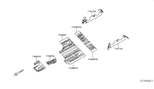 2016 Nissan NV Floor Fitting Diagram 7