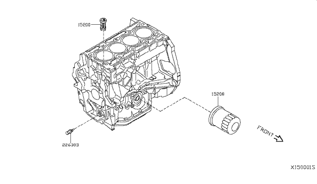 2014 Nissan NV Lubricating System Diagram