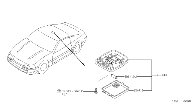 1991 Nissan Sentra Room Lamp Diagram 2