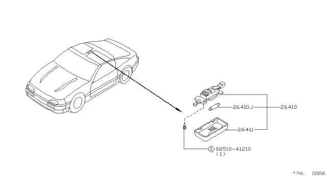 1991 Nissan Sentra Room Lamp Diagram 3