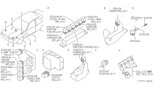 1994 Nissan Sentra Relay Diagram 3