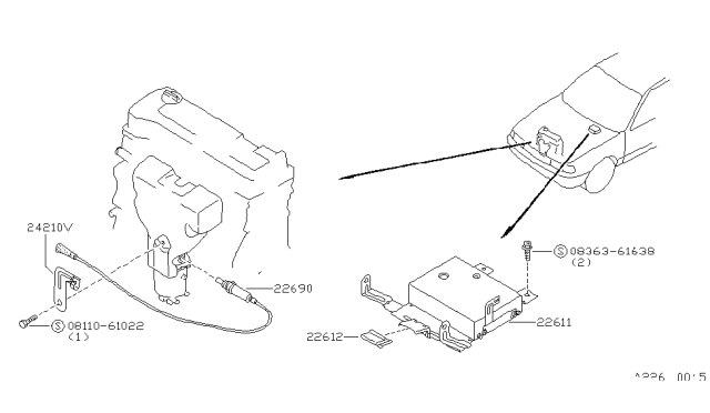 1992 Nissan Sentra Engine Control Module Diagram 1