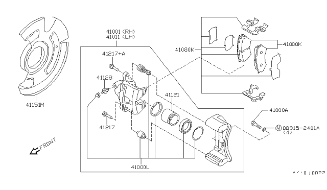 1991 Nissan Sentra Front Brake Diagram 2