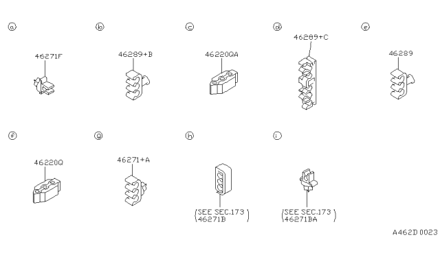 1994 Nissan Sentra Brake Piping & Control Diagram 1