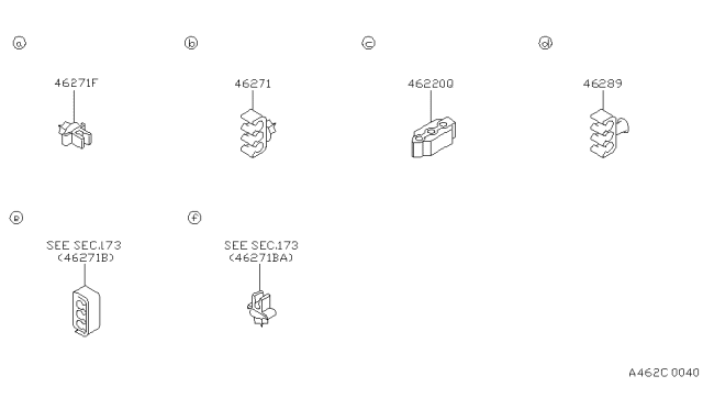 1994 Nissan Sentra Brake Piping & Control Diagram 2