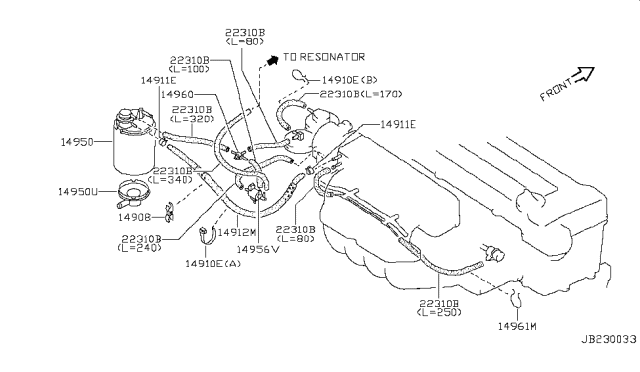 1992 Nissan Sentra Engine Control Vacuum Piping Diagram 1