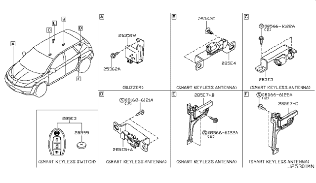 2006 Nissan Murano Electrical Unit Diagram 3