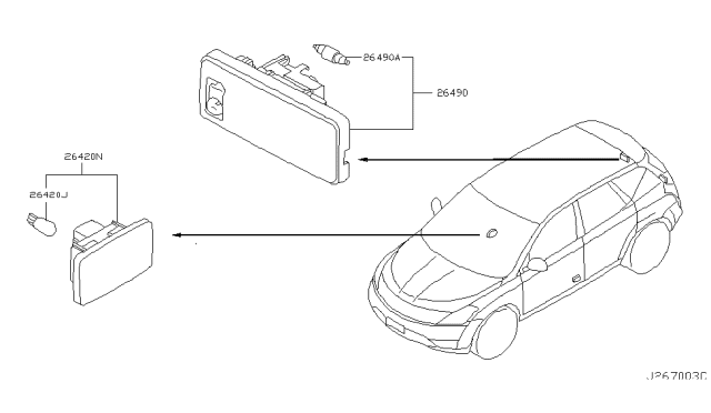 2004 Nissan Murano Lamps (Others) Diagram